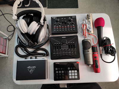 錄音器材, 錄音咪, 錄音 sound card,